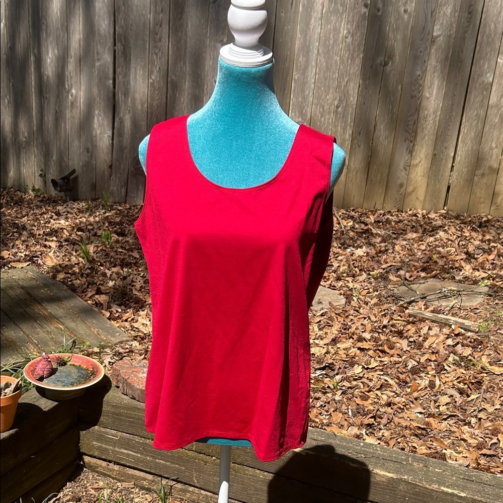 Chico's Vibrant Red Tank Top